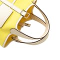 Miniatyrbild 9 av 10: Pre-owned Hermès Toile Goeland and Swift Cargo Picotin Lock 18 Yellow