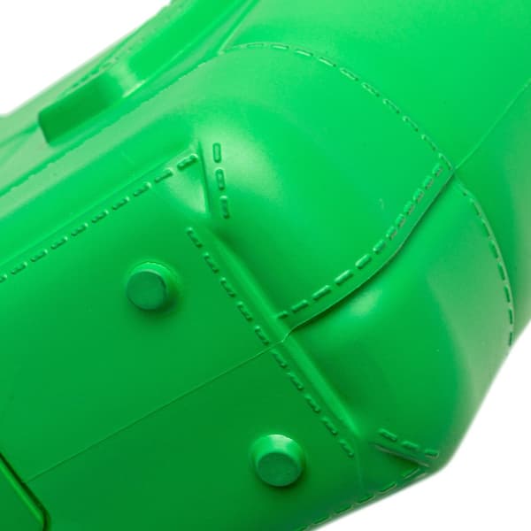 Pre-owned Bottega Veneta Mini Rubber Arco Shopping Bag Green