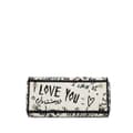 Miniatyrbild 3 av 10: Pre-owned Dior Medium Canvas DiorAmour Graffiti Lady D Lite White