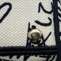 Miniatyrbild 7 av 10: Pre-owned Dior Medium Canvas DiorAmour Graffiti Lady D Lite White