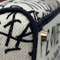 Miniatyrbild 8 av 10: Pre-owned Dior Medium Canvas DiorAmour Graffiti Lady D Lite White