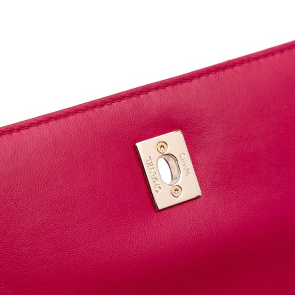 Pre-owned Chanel Small Quilted Lambskin Citizen Chic Flap Pink