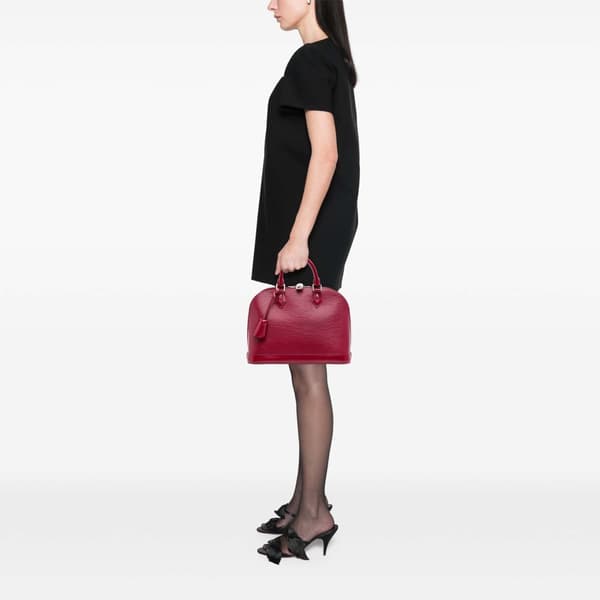 Pre-owned Louis Vuitton Epi Alma PM Pink