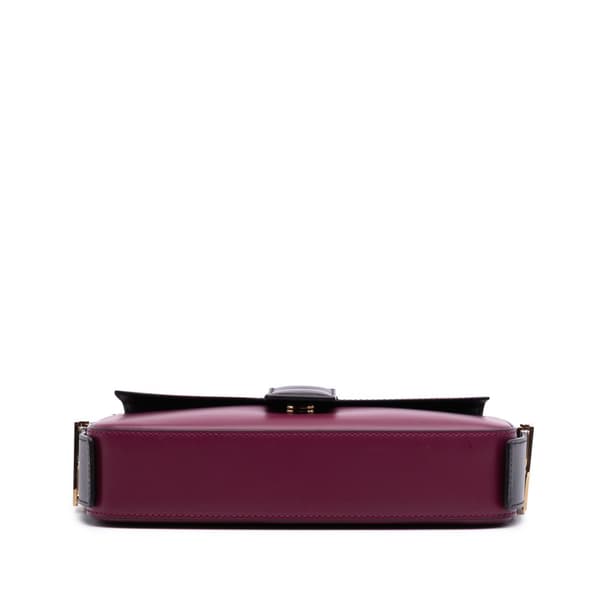 Pre-owned Fendi Stefano Pilati Nappa Twist Baguette Satchel Red