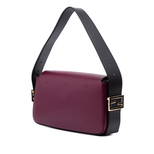 Pre-owned Fendi Stefano Pilati Nappa Twist Baguette Satchel Red