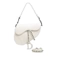 Pikkukuva 10 / 10: Pre-owned Dior Studded Leather Saddle Bag White