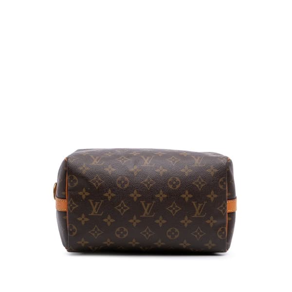Pre-owned Louis Vuitton Monogram Speedy Bandouliere 25 Brown