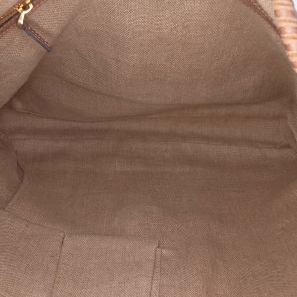 Pre-owned Gucci Large Guccissima New Jackie Satchel Brown