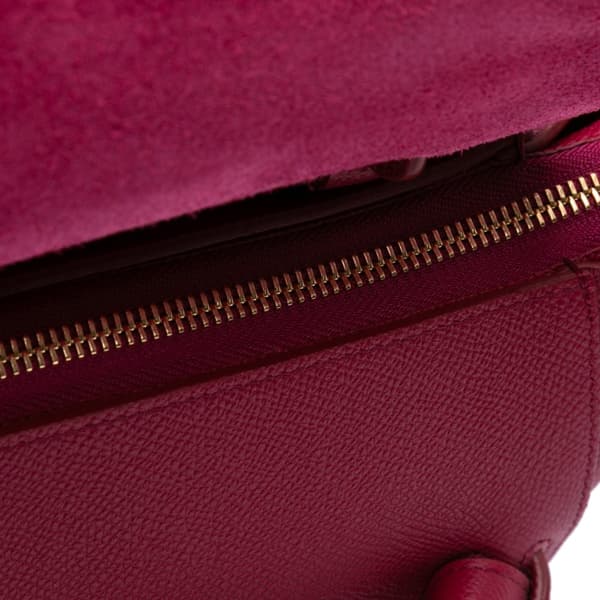 Pre-owned Celine Micro Grained Calfskin Belt Bag Pink