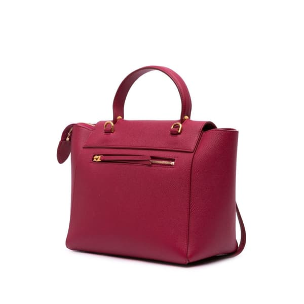 Pre-owned Celine Micro Grained Calfskin Belt Bag Pink