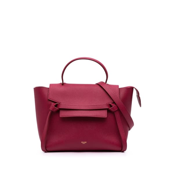 Pre-owned Celine Micro Grained Calfskin Belt Bag Pink