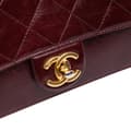 Pikkukuva 7 / 10: Pre-owned Chanel Small Aged Calfskin Straight Lined Flap Red