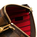 Pikkukuva 6 / 10: Pre-owned Louis Vuitton Damier Ebene Trunks and Bags Mini Pochette Accessoires Brown