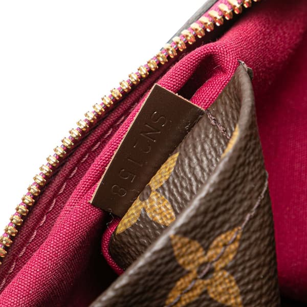 Pre-owned Louis Vuitton Vernis Miroir Satchel Purple