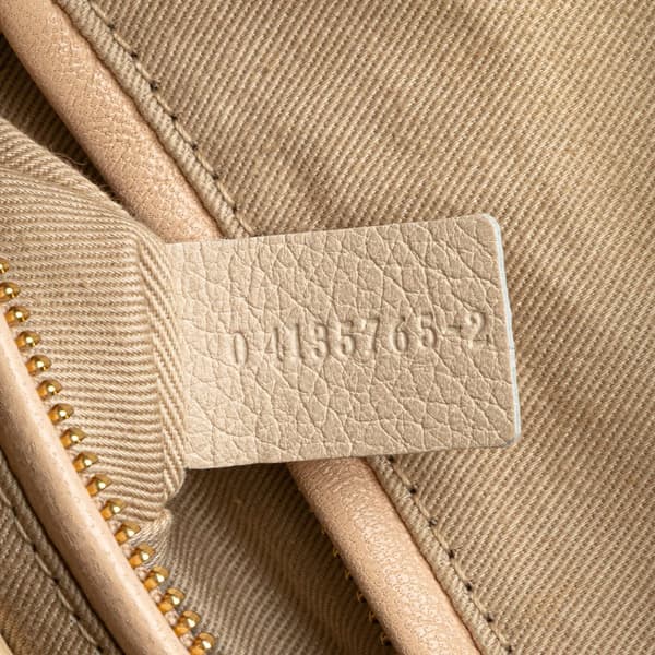 Pre-owned Chloé Small Leather Paraty Satchel White