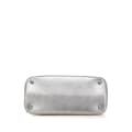 Miniatyrbilde 3 av 10: Pre-owned Prada Medium Saffiano Lux Open Promenade Satchel Silver
