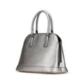 Miniatyrbilde 2 av 10: Pre-owned Prada Medium Saffiano Lux Open Promenade Satchel Silver
