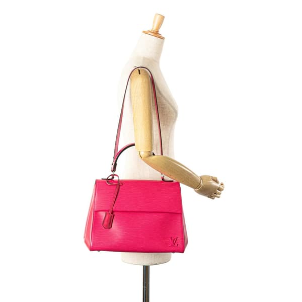 Pre-owned Louis Vuitton Epi Cluny MM Pink