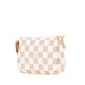 Miniatyrbild 2 av 10: Pre-owned Louis Vuitton Damier Azur Mini Pochette Accessoires White