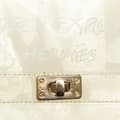 Miniatyrbild 5 av 10: Pre-owned Hermès Vinyl Souvenir De L Exposition Kelly Handbag White