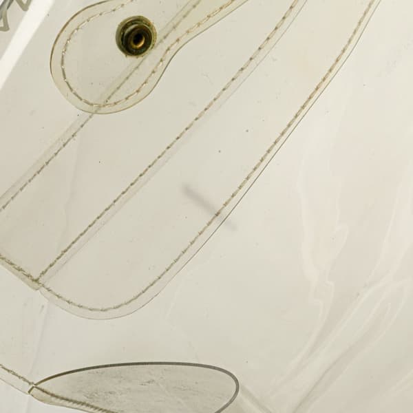 Pre-owned Hermès Vinyl Souvenir De L Exposition Kelly Handbag White