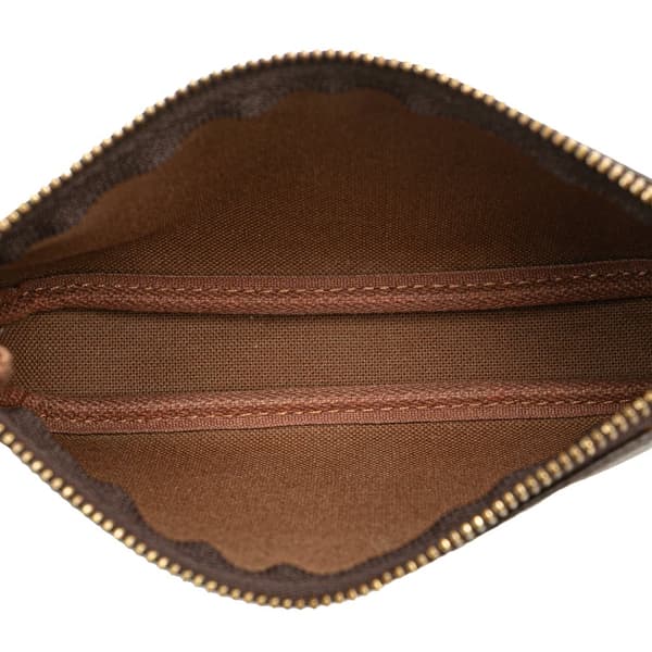 Pre-owned Louis Vuitton Monogram Mini Pochette Accessoires Brown