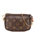 Miniatyrbild 1 av 10: Pre-owned Louis Vuitton Monogram Mini Pochette Accessoires Brown