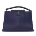 Miniatyrbild 1 av 10: Pre-owned Louis Vuitton Taurillon Capucines MM Blue