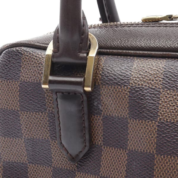 Pre-owned Louis Vuitton Damier Ebene Brera Brown