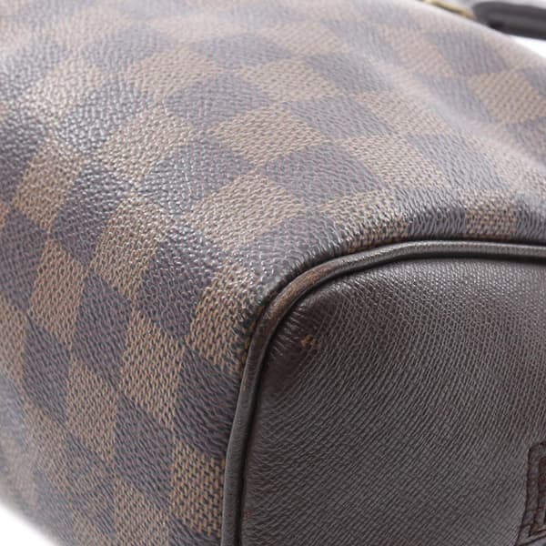 Pre-owned Louis Vuitton Damier Ebene Brera Brown