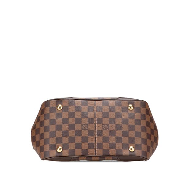 Pre-owned Louis Vuitton Damier Ebene Verona PM Brown