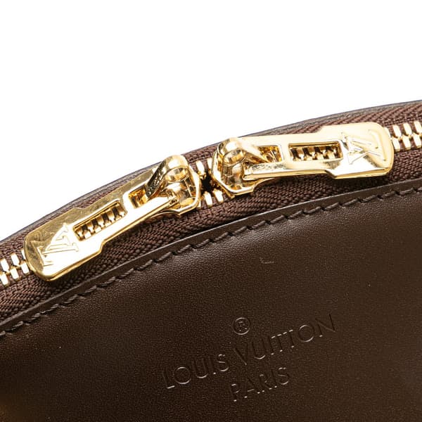 Pre-owned Louis Vuitton Damier Ebene Verona PM Brown