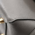 Miniatyrbillede 6 af 8: Pre-owned Celine Mini Grained Calfskin Belt Bag Gray