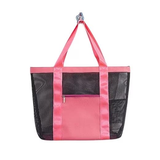 Lollanda Nät Strandväska för Damer, Picknickväska, 33×11×32 cm - Vattentät och Fällbar Väska för Familjen