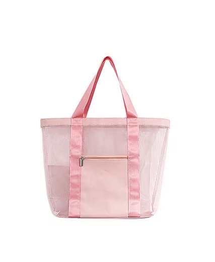 Lollanda Nät Strandväska för Damer, Picknickväska, 33×11×32 cm - Vattentät och Fällbar Väska för Familjen