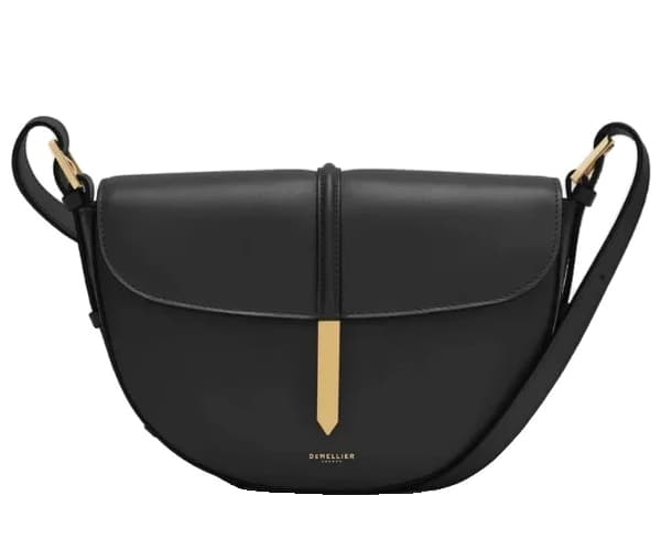 Designer Crossbody-väska, skalform, avslappnad stil, liten storlek,36 7.5 17, svart