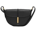 Miniatyrbild 1 av 2: Designer Crossbody-väska, skalform, avslappnad stil, liten storlek,36 7.5 17, svart