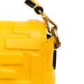 Miniatyrbillede 8 af 10: Pre-owned Fendi Mini Zucca Embossed Leather Baguette Satchel Yellow