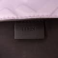 Miniatyrbillede 5 af 9: Pre-owned Fendi Mini Zucca Embossed Leather Baguette Satchel Purple
