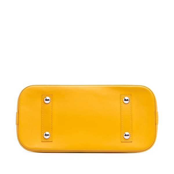 Pre-owned Louis Vuitton Epi Alma PM Yellow