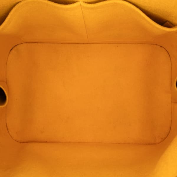 Pre-owned Louis Vuitton Epi Alma PM Yellow