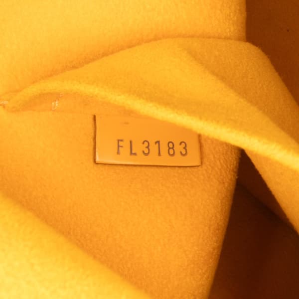 Pre-owned Louis Vuitton Epi Alma PM Yellow