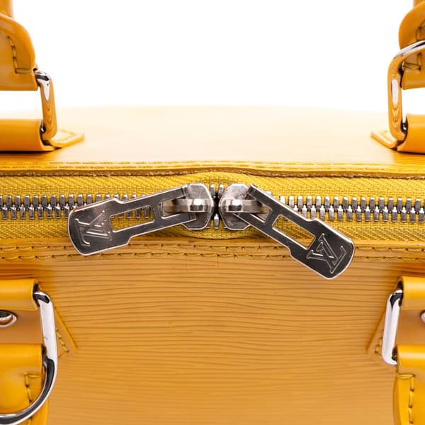 Pre-owned Louis Vuitton Epi Alma PM Yellow