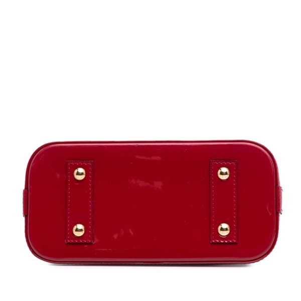 Pre-owned Louis Vuitton Monogram Vernis Alma BB Pink