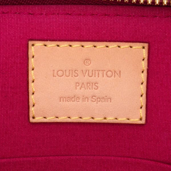 Pre-owned Louis Vuitton Monogram Vernis Alma BB Pink