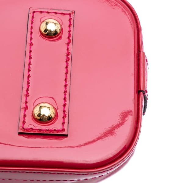 Pre-owned Louis Vuitton Monogram Vernis Alma BB Pink