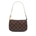 Miniatyrbilde 1 av 8: Pre-owned Louis Vuitton Damier Ebene Mini Pochette Accessoires Brown