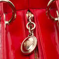 Miniatyrbilde 7 av 9: Pre-owned Dior Medium Patent Cannage Lady Dior Red