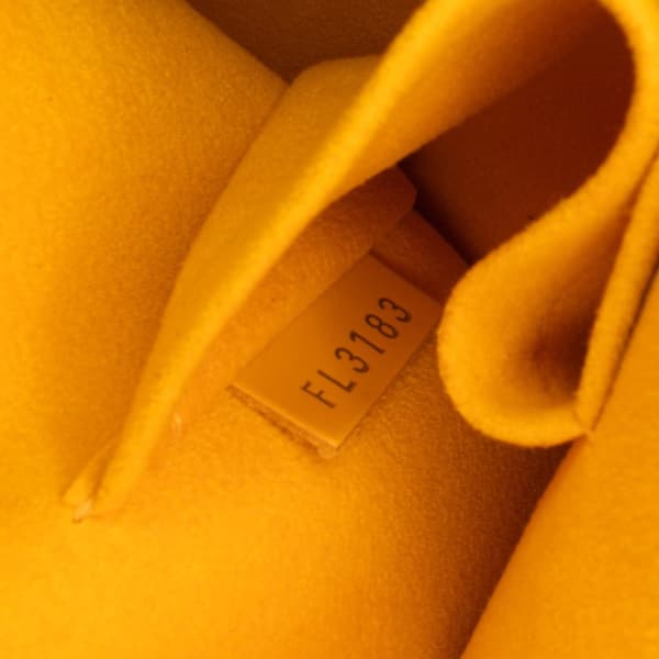 Pre-owned Louis Vuitton Epi Alma PM Yellow