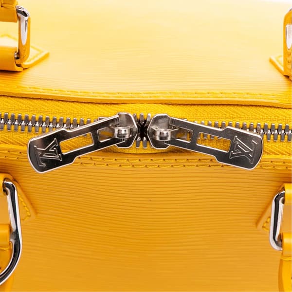 Pre-owned Louis Vuitton Epi Alma PM Yellow